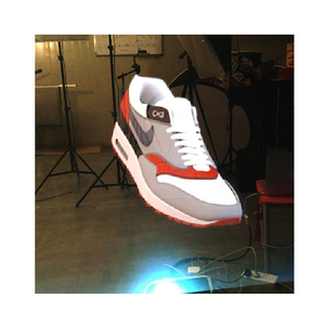 Película projeção adesiva traseira holográfica, tela projetora 3d para janela da loja - Product Image 1