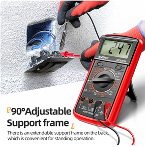 DT9205A-12มิเตอร์ดิจิตอลมัลติมิเตอร์ ac/dc 1999ตัวทดสอบแรงดันไฟฟ้าเครื่องวัดแรงดันไฟฟ้าแบบมืออาชีพอนาล็อกมัลติมิเตอร์ - Product Image 3