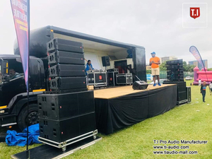 T.IPRO AUDIO Hot Selling Line Array Sound System Pro Speaker Dual 10 Inch Line Array Fully Set <strong>Amp</strong> Processor <strong>Mixer</strong> and Wireless - Product Image 6