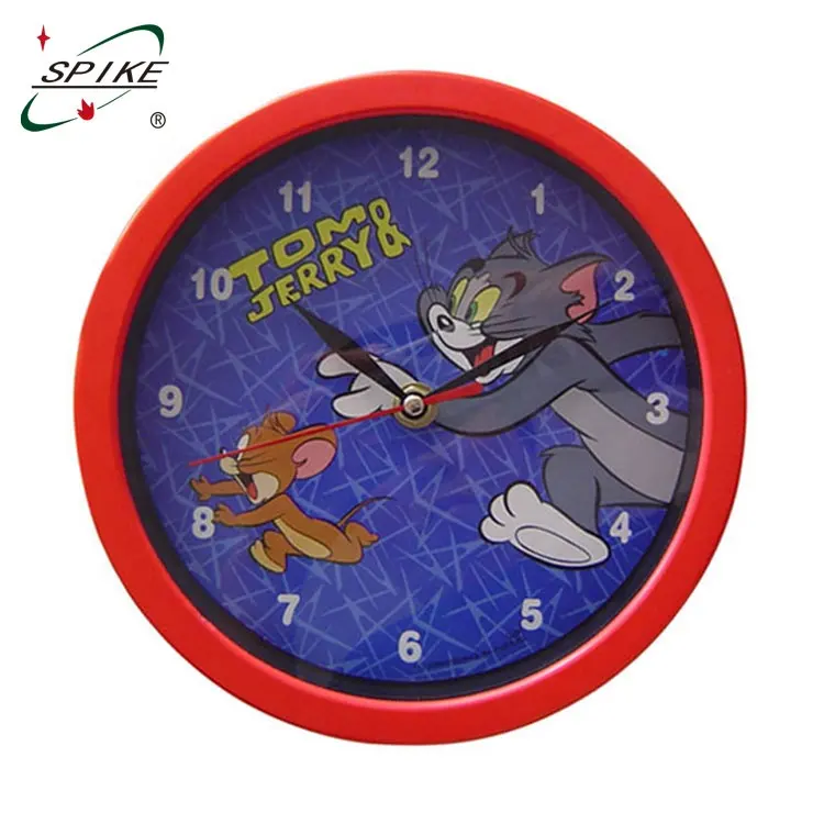 Tom und Jerry Cartoon Charakter Uhr Cartoon Bild Wanduhr für Kinder