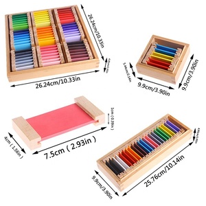 Wooden Educational Baby Early <strong>Learning</strong> Toy Montessori Color Tablets Box Sensorial <strong>Teaching</strong> Aids Color Charts Materials - Product Image 6