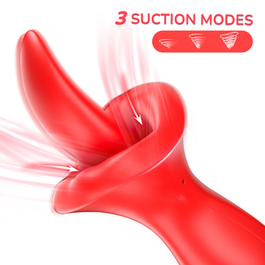 Vagina Vibrator für <span class=keywords><strong>Masturbation</strong></span> Klitoris Massage Saug vibrator für Frauen mit 3 intensiven Saug-und 10 Leck modellen - Product Image 2