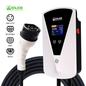 工場32A 3フェーズ22KW 7KW EV壁掛け充電ステーションGB/T IEC充電器BYD車両用充電カード付き - Product Image 1