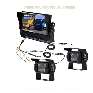 Hot Sale 7\&quot; IPS Screen Digital HD <strong>Backup</strong> <strong>Monitor</strong> Kit IP68 Waterproof <strong>with</strong> 2 Way Night Vision 2 Cameras for Truck/RV/Bus - Product Image 1
