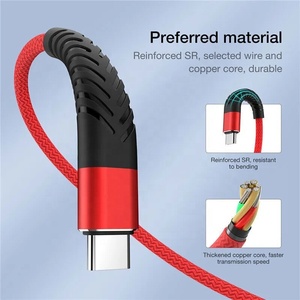 USB C a USB di tipo C 3A cavo di ricarica dati PD cavo veloce in Nylon intrecciato compatibile con l'uso del Computer S10 Note10 - Product Image 2