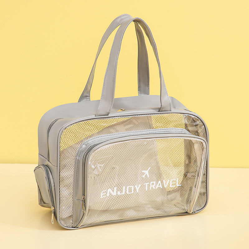 Gray with shoe compartment