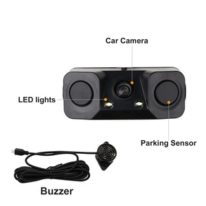 IPoster Car Foldable 5&quot; Car <strong>Reverse</strong> Color <strong>LCD</strong> Monitor + Smart <strong>Sensor</strong> Backup Camera With Buzzer Sound Alarm kit - Product Image 2