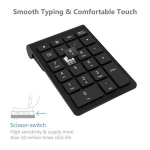 22 Keys Multi-Function <strong>Bluetooth</strong> Number Pad Wireless <strong>Numeric</strong> <strong>Keypad</strong> <strong>Keyboard</strong> Extensions for Laptop/Desktop/PCs - Product Image 4
