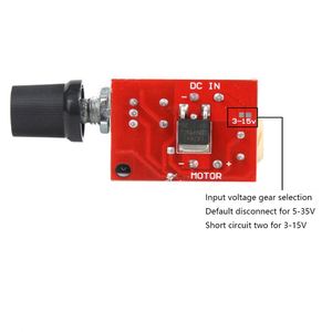 Spannungs regler Mini-Gleichstrom motor PWM-Regler modul Drehzahl regler Kleine PWM-Dimmer platine 5V 12V 24V 2A/5A/10A DC 3 bis 35V - Product Image 5