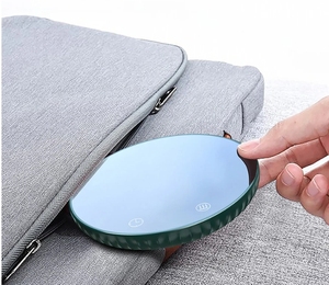 Calentador de taza de café inteligente eléctrico, posavasos y control de temperatura con temporizador para oficina y hogar - Product Image 3