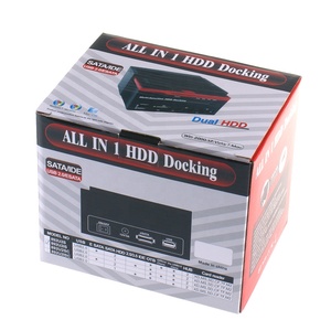 Fabrika OEM çok fonksiyonlu çift Bay Sata 2.5 3.5 inç USB2.0 IDE/SATA harici HDD sabit disk yerleştirme istasyonu kart okuyucu HUB - Product Image 5