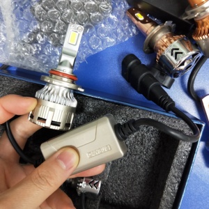 ハイパワーLEDヘッドライトH1キットH4LEDヘッドライト42wから47wH7オールインワンフォグランプ新しいドライビングバルブ - Product Image 2