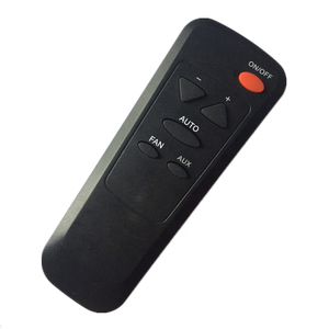 ブラックホワイトカラーのファンTVエアコンデバイス用の2 * AAAバッテリーを備えたカスタマイズされたミニ67 810ボタンIRリモコン - Product Image 6