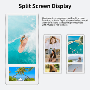 Лифт рекламный плеер LCD Digital Signage киоск 18,5 + 10,1 дюймов дисплей горизонтальный вертикальный экран 2 экрана оптом - Product Image 4