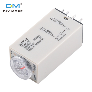 Temporizador de retardo H3Y-2, relé de tiempo con Base de 0 a 30 segundos, temporizador de cuenta atrás de 30 minutos, 12V, 24V, AV, 110V, 220V - Product Image 1
