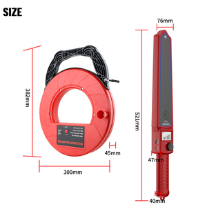 2024 nuevo IP67 ABS carcasa Cable longitud 30M 512HZ receptor localizador 2M Detector de tubería inteligente de largo alcance con pantalla de 2 pulgadas - Product Image 4