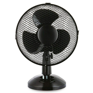 Hot Sale 9-Zoll-Tischventilator mit neuem Design Geräuscharme leise Luftkühlung Kunststoff-Lüfter motor Mechanische Steuerung Zwei Wind geschwindigkeiten
