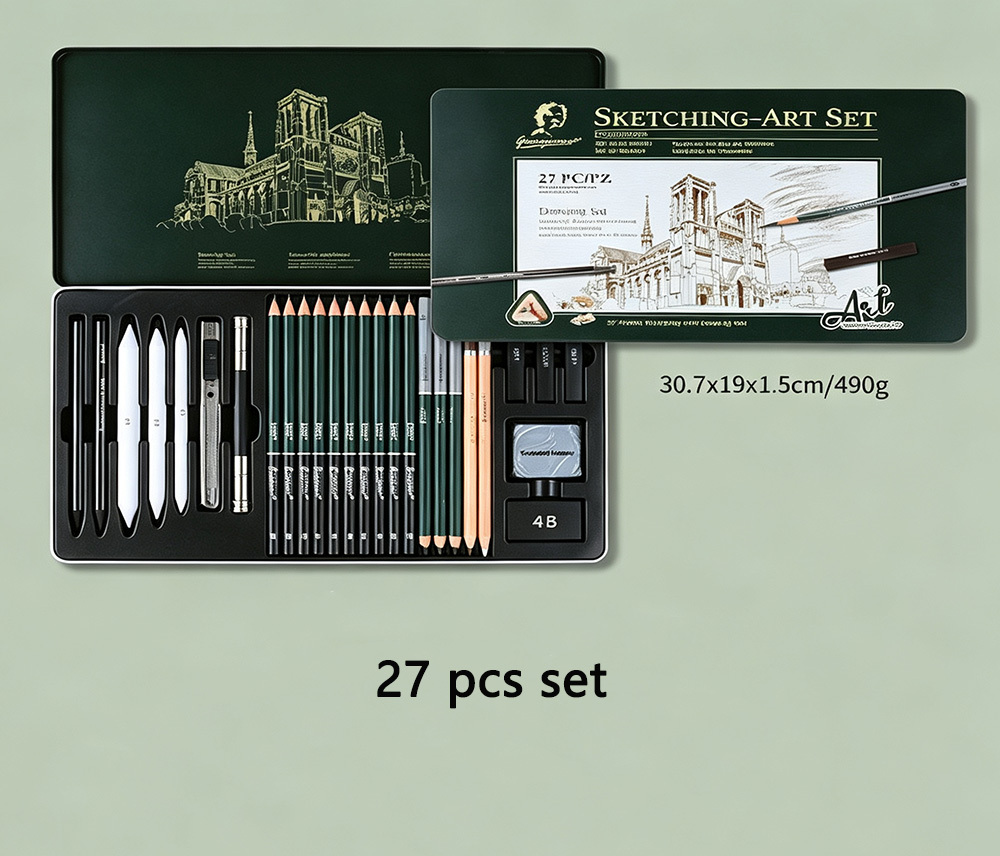 Noir 27 pièces (10-99 ensembles)