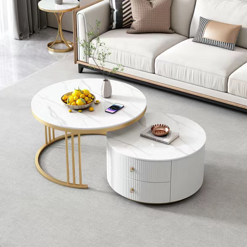 Cassetti bianchi con cornice dorata