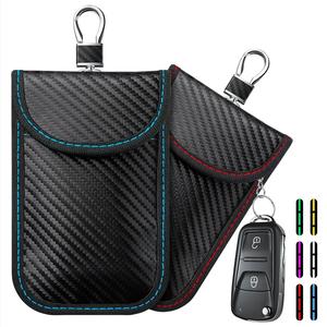 Hot Sell New Arrival Anti-Theft Anti-Hacking Car RFID Chave de Bloqueio Carteira Bolsa Case Protector Car Blocker Bag para Key Fob Box