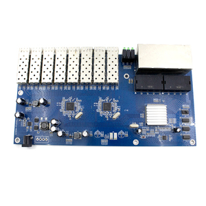 HICOMDATA 16 Ports Gigabit Network Ethernet <strong>Switch</strong> 10/100/1000M Unmanaged <strong>Switch</strong> with 8 SFP 8 RJ45 New Stock PCBA Board