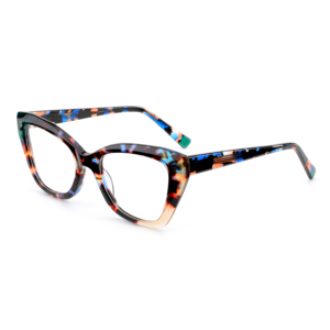 Lunettes de luxe pour femmes lumière bleue lunettes oeil de chat lunettes cadres 2025 montures de lunettes carrées lunettes en acétate - Product Image 2