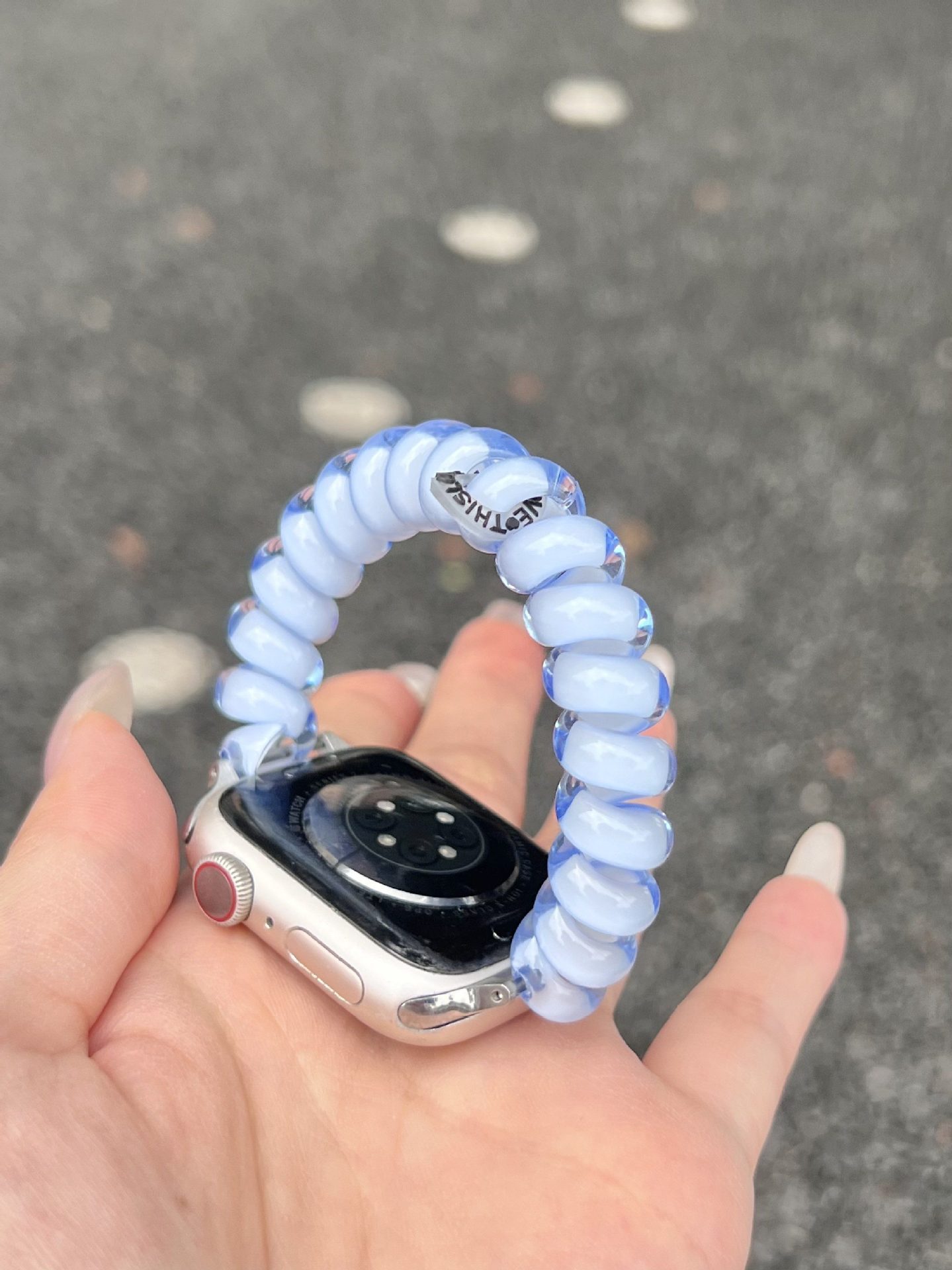 transparent blue