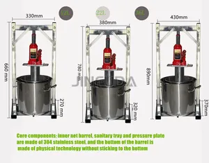 Üzüm suyu sıkma makinesi sıkma/bayberry suyu filtrasyon ve ekstraksiyon makinesi/ananas limon ot sıkacağı baskı - Product Image 4