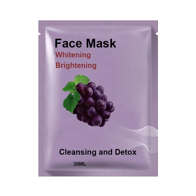 Hautpflege Natürliche Bio Bio Cleansing Gesichts maske Feuchtigkeit spendende Japan Sakura Charcoal Black Detox Gesichts blatt maske