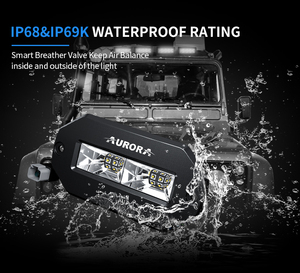 AURORA Patent IP68 4&quot; 40W Single Row <strong>Light</strong> 4Inch Portable Led Work <strong>Light</strong> for Heavy Truck and Agriculture - Product Image 4