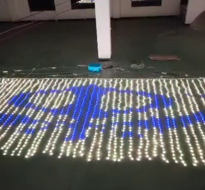 DMX 512 a todo color programable LED Navidad píxeles inteligentes RGB al aire libre cortina decorativa Cadena de luz - Product Image 5