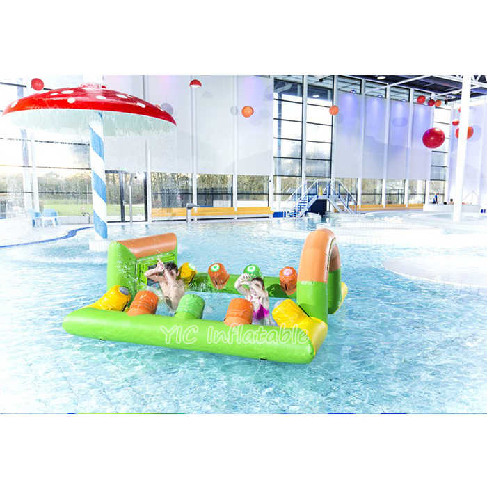 Inflatable इंद्रधनुष आर्क पानी पार्क बिक्री के लिए पानी के खेल Inflatable पानी बाधा कोर्स Inflatable उछाल