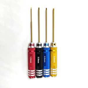 Chất Lượng Cao Titanium Tráng Thép Tốc Độ Cao Hex <span class=keywords><strong>Screwdriver</strong></span> <span class=keywords><strong>Set</strong></span> 4 Cái Cho Điều Khiển Từ Xa Xe - Product Image 5