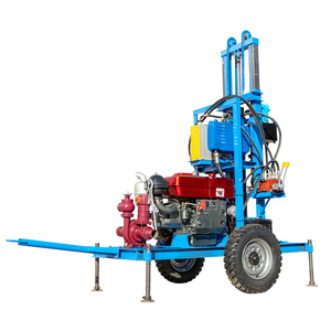 <strong>Factory</strong> Sale 22HP Max 180m Portable Water Well Borehole <strong>Drilling</strong> Rig Machine