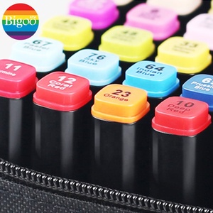 Karışık çok 262 renk kare çift ipuçları e n e n e n e n e n e n e n e n e n e resim kalemi ile özel logo işaretleyici kalem için renk dolum çizim kalemler - Product Image 5