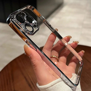 IPhone 14用携帯電話シェルPC電気メッキオールインクルーシブ落下防止ハードPCシェル、iPhone 14用レンズフィルムケース付き - Product Image 4