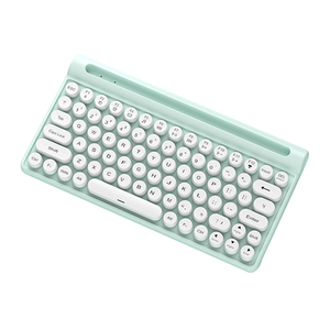 Juego de ratón y teclado inalámbricos de 2,4G, teclado de membrana de 78 teclas, recargable, silencioso, adecuado para teclado de juegos en casa