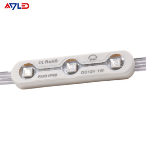 7015 RGB กลางแจ้ง3 SMD LED MODUL ป้ายแสง2835เลนส์1W 140องศามุมลำแสงสำหรับเครื่องหมาย backlit - Product Image 1