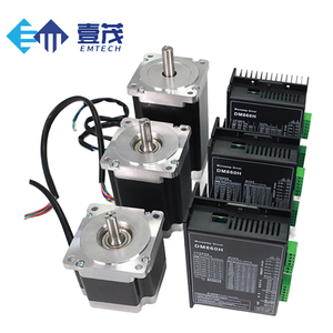 Emtech NEMA 34 loạt 4.5nm/7.5nm/8.5nm/10nm/12nm/12.5nm lai động cơ với trình điều khiển <span class=keywords><strong>Kit</strong></span> <span class=keywords><strong>CNC</strong></span> 4 trục NEMA 34 Stepper <span class=keywords><strong>Motor</strong></span> <span class=keywords><strong>Kit</strong></span> - Product Image 1
