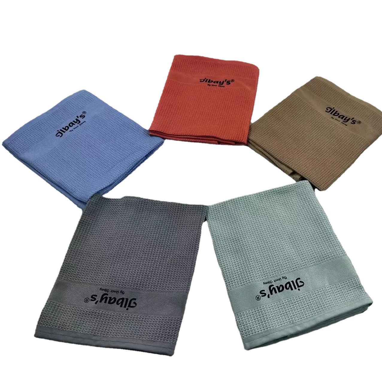 Großhandel Luxus Custom Logo Stickerei Weiß Küche Plain Mikro faser Absorbent Geschirr tücher