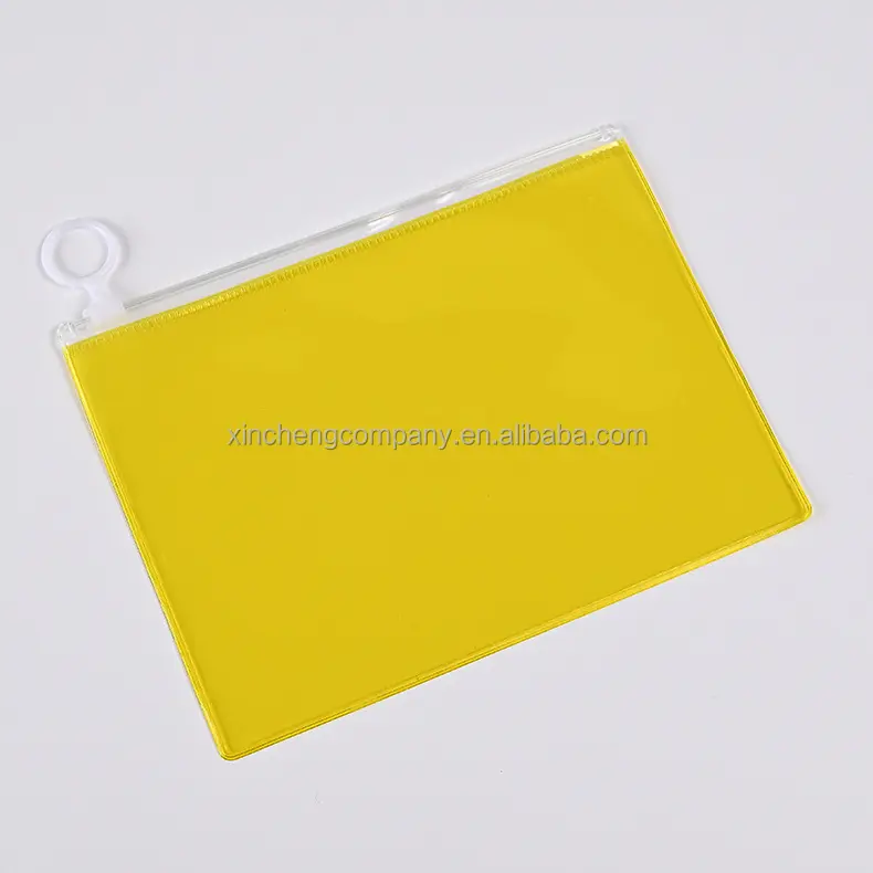 Sacchetto con cerniera smerigliato cosmetico in pvc con chiusura a Zip sacchetto di plastica sacchetto per documenti in pvc con cerniera pieghevole borsa per gioielli in pvc eva con cerniera