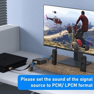 高质量4Kx2K HDMI音频提取器至HDMI 2CH 5.1ch光学音频<span class=keywords><strong>Spdif</strong></span>至link提取器HDMI转换器