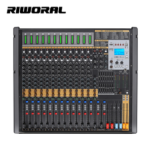 Mezclador de audio de 16 canales Pro, sistema de grabación de sonido de estudio con interfaz de audio para escenario, 1 unidad - Product Image 1