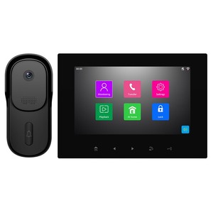 WF001 1080p HD Video Doorbell Camera <strong>Wireless</strong> Wifi <strong>Security</strong> Doorphone with <strong>Intercom</strong> Function Color Display Tuya Application - Product Image 2