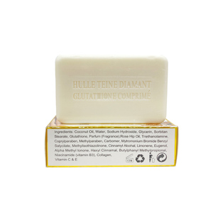 הטוב ביותר לחות סבון Teint דיאמנט עור Glutathio Comprime חזק הלבנת שלג עור שחור עור לבן בר סבון 250g