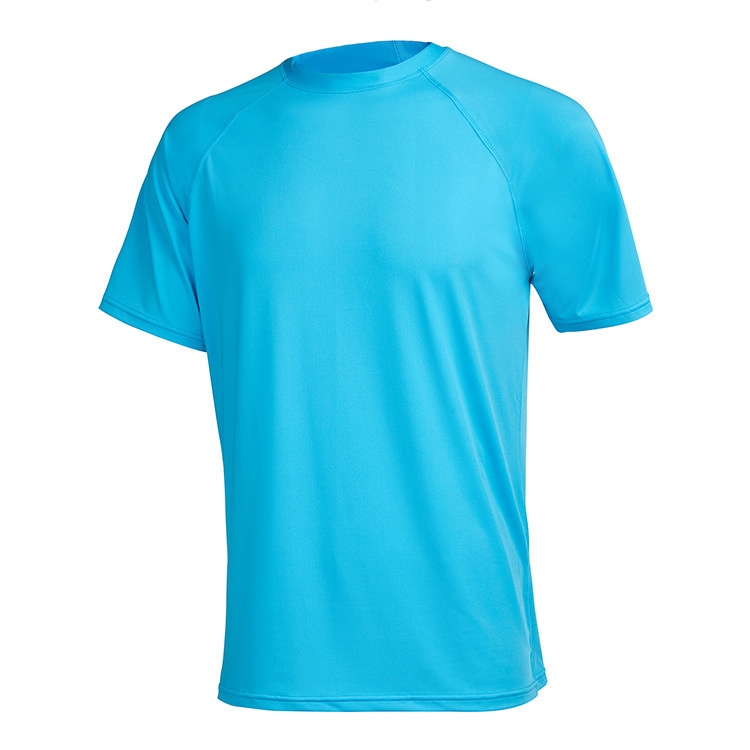 Camiseta de natación de manga corta para hombre 8