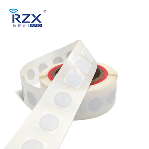 Etiqueta adhesiva RFID NFC programable con URL variable, logotipo de impresión, código QR para caja de cartón, embalaje, intercambio de sitios web
