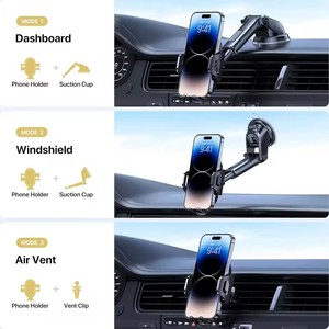 Enayi araba telefon tutucu yuvası Huawei için iPhone için vantuz standı Samsung Smartphone için mobil hücre desteği araç içi telefon tutucu