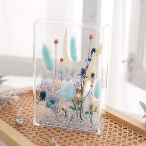 Yüksek kalite 6x8 gölge kurutulmuş çiçekler için kutu çerçevesi tüm temizle bellek kutusu DIY masa vitrinin akrilik fotoğraf resim çerçevesi - Product Image 5