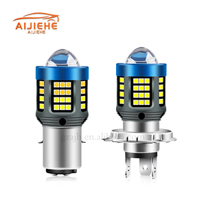 H4 BA20D motosiklet lambası led lens ile yüksek/düşük işın çift renk 3030 çip için çip motosiklet lambası ing sistemi - Product Image 6